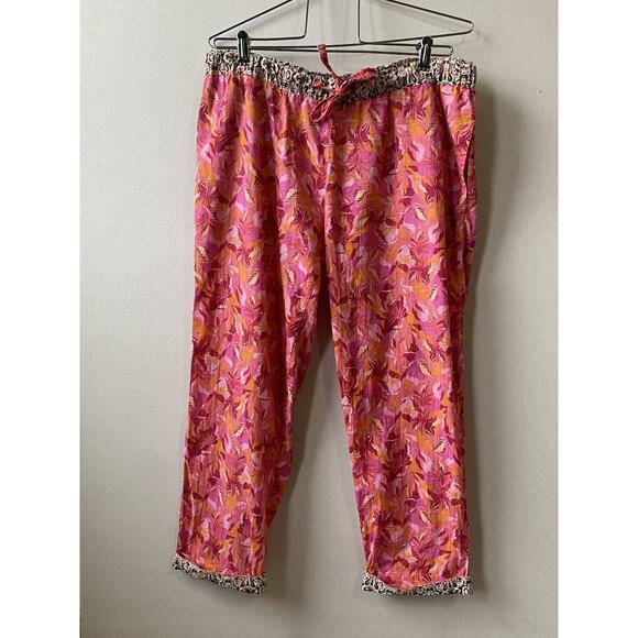 Sundance Pants Womens Small Pink Leia Azalea Relaxed Fit Elastic Waist Beachy - Picture 5 of 11